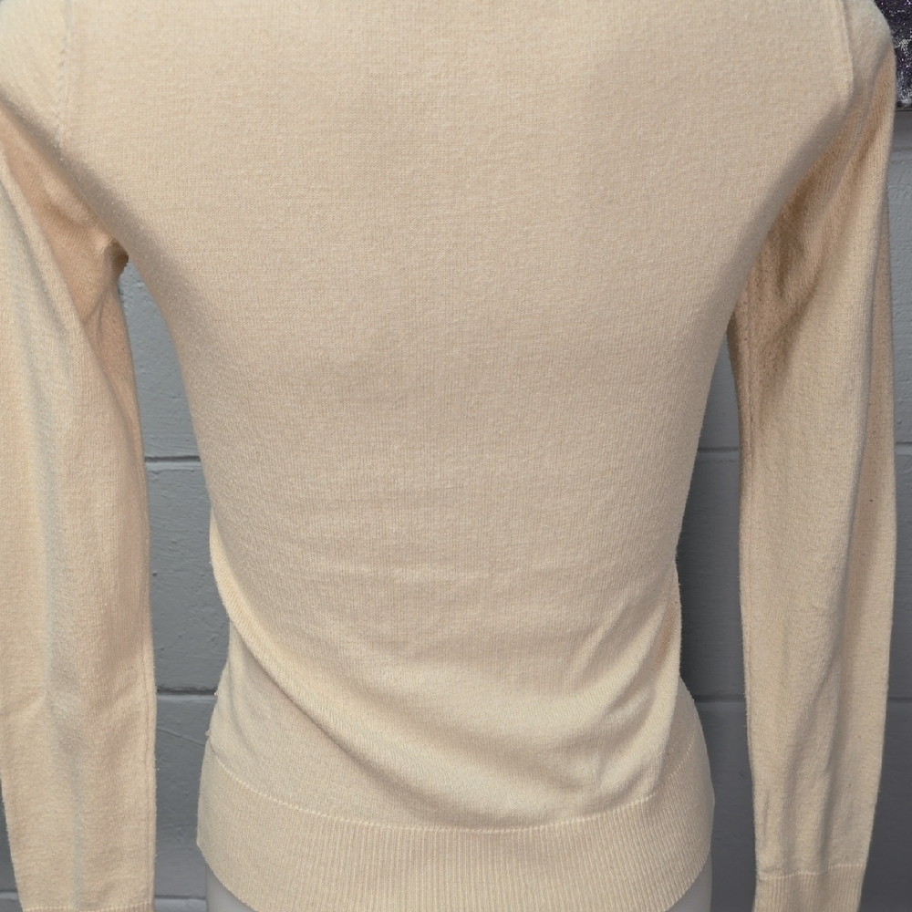 Merona Cream Lace Button-Up Sweater - Picture 9 of 11